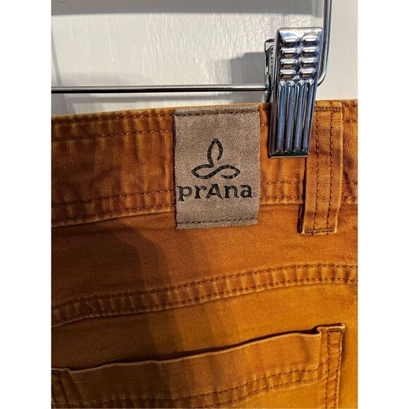 Prana Men’s Slim Fit Mustard Active Pant Twill sz 32X32 - Picture 7 of 10